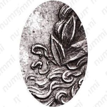 1 рубль 1728, тип 1728 года, с двумя лентами в волосах, голова не разделяет надпись, без звезды на груди