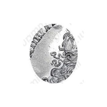 1 рубль 1728, тип 1728 года, с двумя лентами в волосах, голова не разделяет надпись, со звездой на груди, 6 наплечников