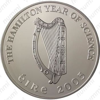 10 евро 2005, Уильям Роуэн Гамильтон