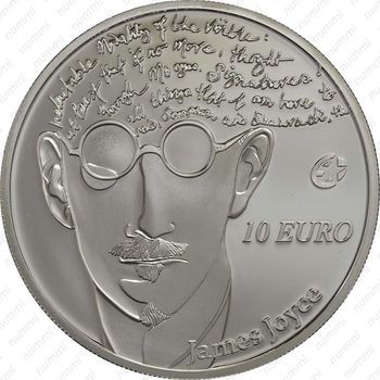 10 евро 2013, Джеймс Джойс