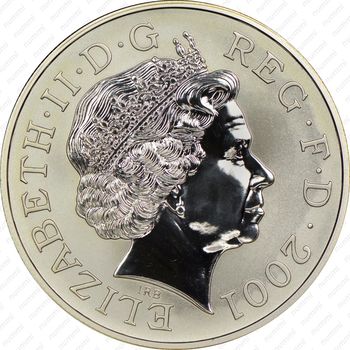 5 фунтов 2001, королева Виктория