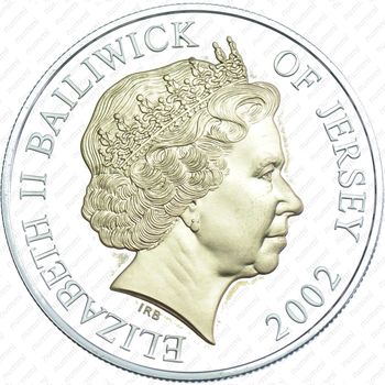 5 фунтов 2002, 50 лет вступления на престол королевы Елизаветы II (золотой юбилей)