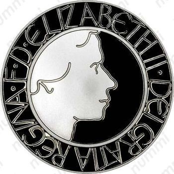 5 фунтов 2003, 50 лет коронации королевы Елизаветы II (серебро)