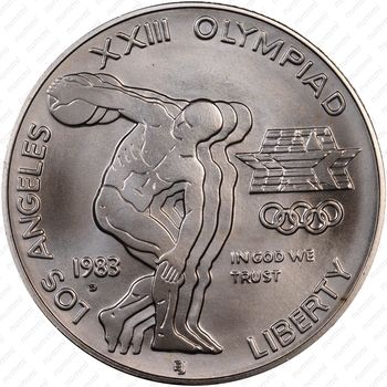 1 доллар 1983, Олимпиада в Лос-Анджелесе