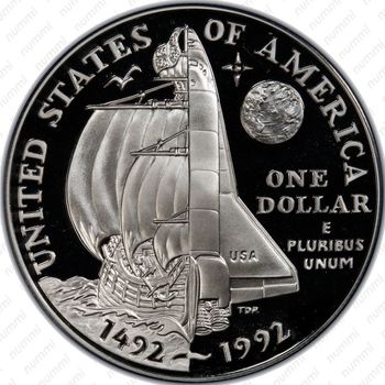 1 доллар 1992, Колумб