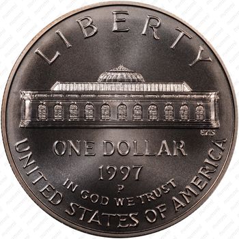 1 доллар 1997, Ботанический сад в Вашингтоне (P)