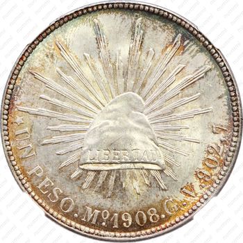 1 песо 1908