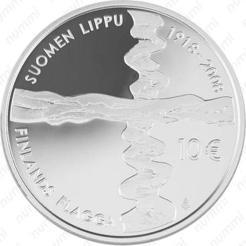 10 евро 2008, финский флаг