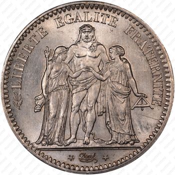 5 франков 1848, Вторая республика