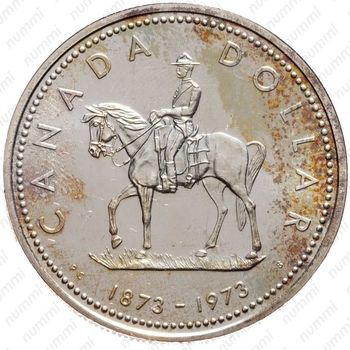 1 доллар 1973, конная полиция