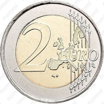 2 евро 2001, M, регулярный чекан Финляндии - Реверс