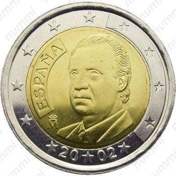 2 евро 2002, М - Аверс
