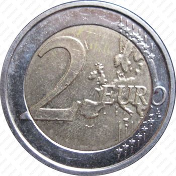 2 евро 2007, регулярный чекан Бельгии, Albert II de Belgique (король Альберт 2) - Реверс
