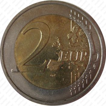 2 евро 2008, регулярный чекан Ирландии - Реверс