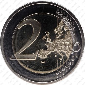 2 евро 2012, 10 лет наличного евро (Эстония) - Реверс