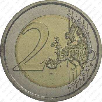 2 евро 2014, Донато Браманте - Реверс