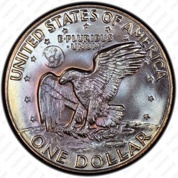 1 доллар 1973, доллар Эйзенхауэра - Реверс
