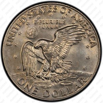 1 доллар 1977, доллар Эйзенхауэра - Реверс