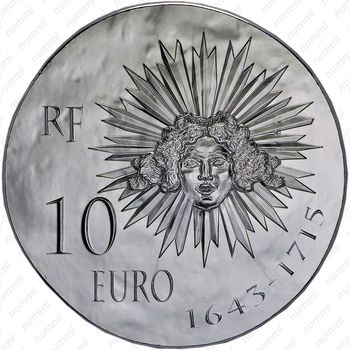 10 евро 2014, Людовик XIV