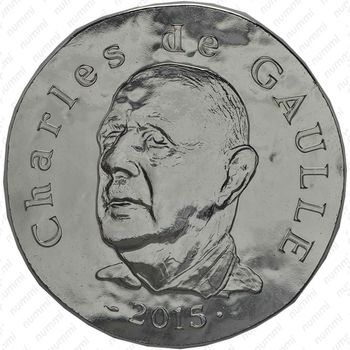 10 евро 2015, Шарль де Голль