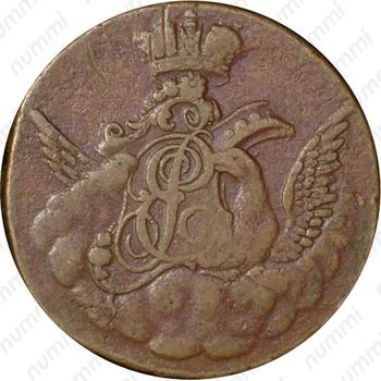 1 копейка 1757, без обозначения монетного двора