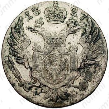 10 грошей 1827, IB - Аверс