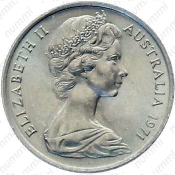5 центов 1971, австралийская ехидна