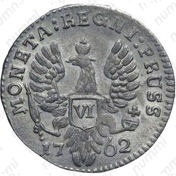 6 грошей 1762 - Реверс