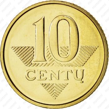 10 центов 2008 - Реверс