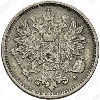 50 пенни 1872, S - Аверс