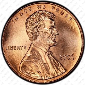 1 цент 2006 - Аверс
