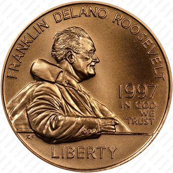 5 долларов 1997, Франклин Рузвельт