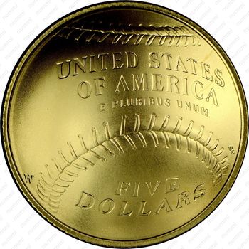 5 долларов 2014, бейсбол