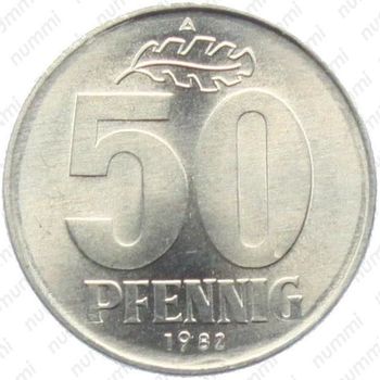 50 пфеннигов 1982, A
