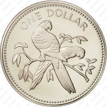 1 доллар 1974, красный ара