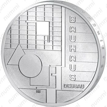 10 евро 2004, Баухауз в Дессау