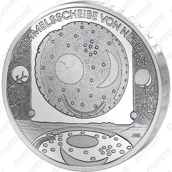 10 евро 2008, небесный диск из Небры