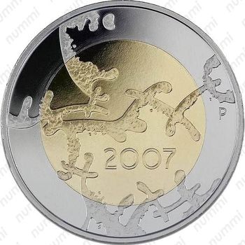 5 евро 2007, независимость Финляндии