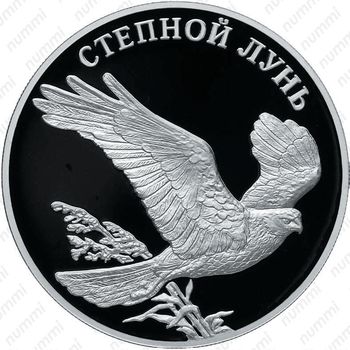 1 рубль 2007, лунь