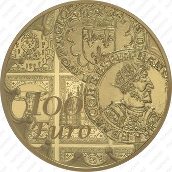 100 евро 2016, сеятельница