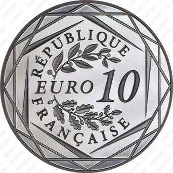 10 евро 2015, галльский петух
