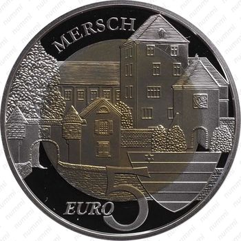 5 евро 2011, замок Мерш