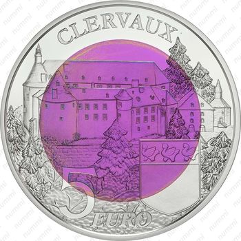 5 евро 2016, замок Клерво