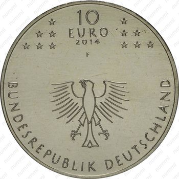 10 евро 2014, Констанцкий Собор, медно-никелевый сплав