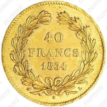 40 франков 1834