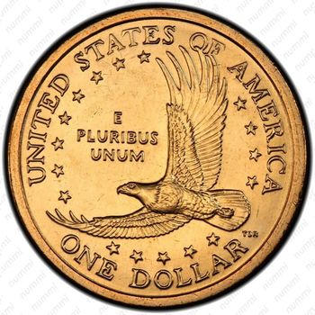 1 доллар 2005, Сакагавея - Реверс