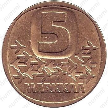 5 марок 1986, N
