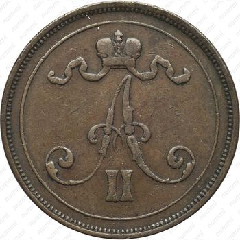 10 пенни 1875 - Аверс