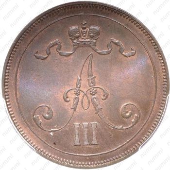 10 пенни 1891 - Аверс