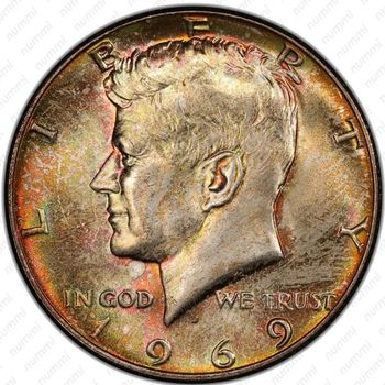 50 центов 1969 - Аверс